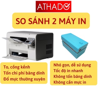 Máy in nhiệt Q300 in đơn hàng, tem mã vạch, hóa đơn, dùng giấy in nhiệt tự dính, BH 12th, tặng kèm 250 tờ giấy in 76*130