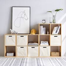 Kệ sách tổ ong gỗ MDF màu trắng trang trí phòng khách, kệ tổ ong decor phòng ngủ phong cách Hàn Quốc 2-3-4 ô