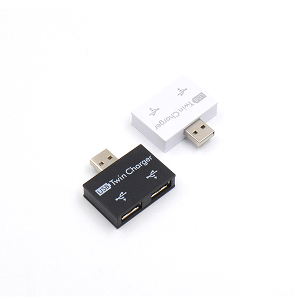 Bộ Chia 2 Cổng Usb Tốc Độ Cao Màu Trắng / Đen Chuyên Dụng