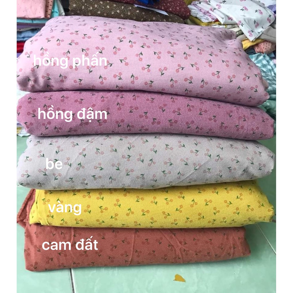 vải nhung tăm chun mềm và co dãn quả chery
