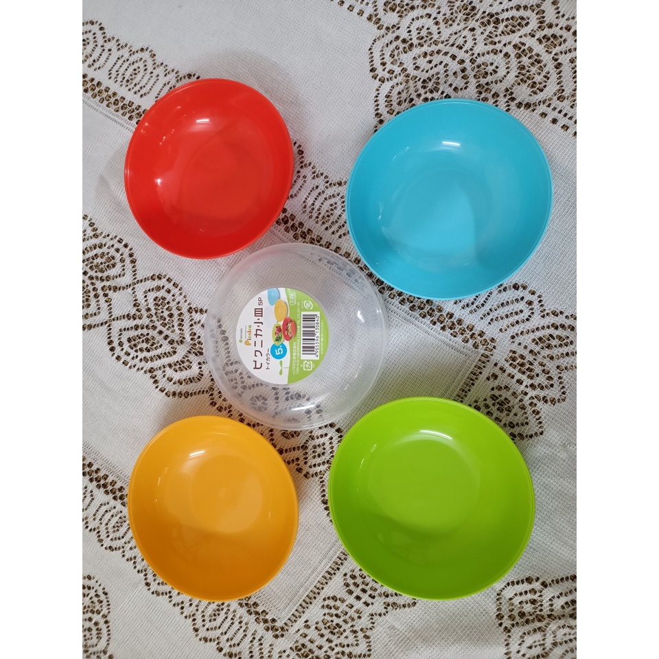 Bát đựng salad Inomata Nhật Bản 4 món nhựa PP Nguyên sinh cao cấp.