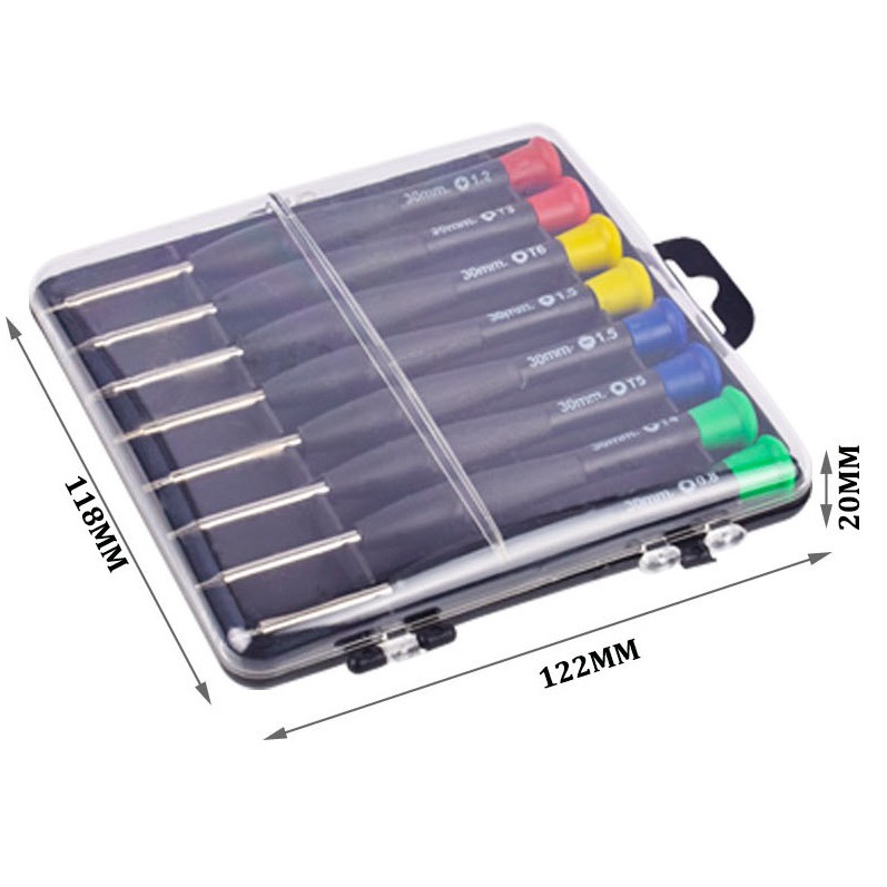Hộp 8 cái tô vít chuyên sửa điện thoại, tua vít sửa đồng hồ, laptop... HV Store Sz691