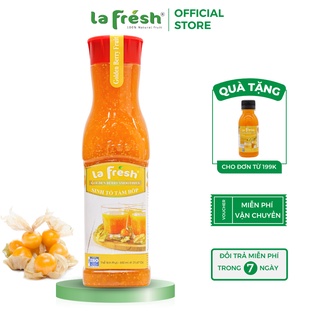 SINH TỐ TRÁI CÂY LAFRESH VỊ TẦM BÓP CHAI 650ML, NGUYÊN LIỆU PHA CHẾ TRÀ TRÁI CÂY