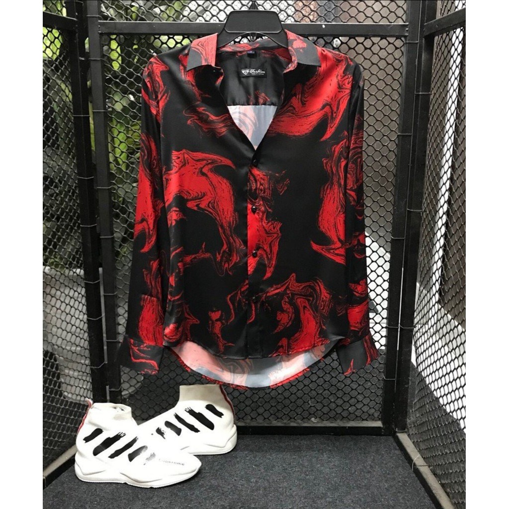 [SIÊU PHẨM]💥Áo sơ mi nam dài tay ❤️FREESHIP❤️ áo sơ mi kiểu hàn quốc họa tiết đẹp chất lụa thoáng mát thời trang | BigBuy360 - bigbuy360.vn