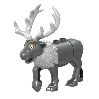 Đồ chơi lắp ráp Iego Tuần lộc - Reindeer , Frozen with Light Bluish Gray Antlers - Động vật reindeerpb01