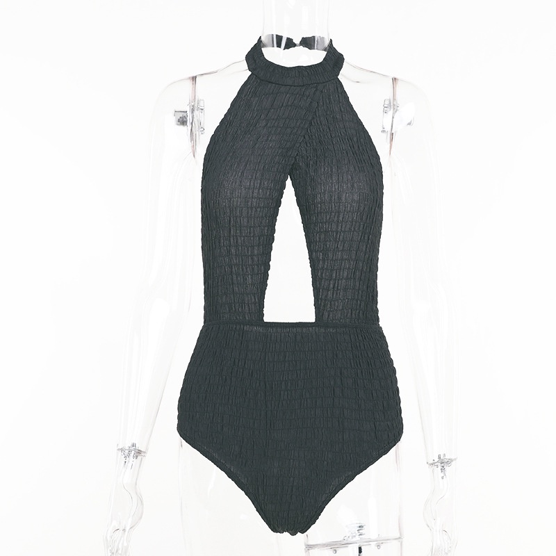 Jumpsuit Sát Nách Thiết Kế Hở Lưng Quyến Rũ