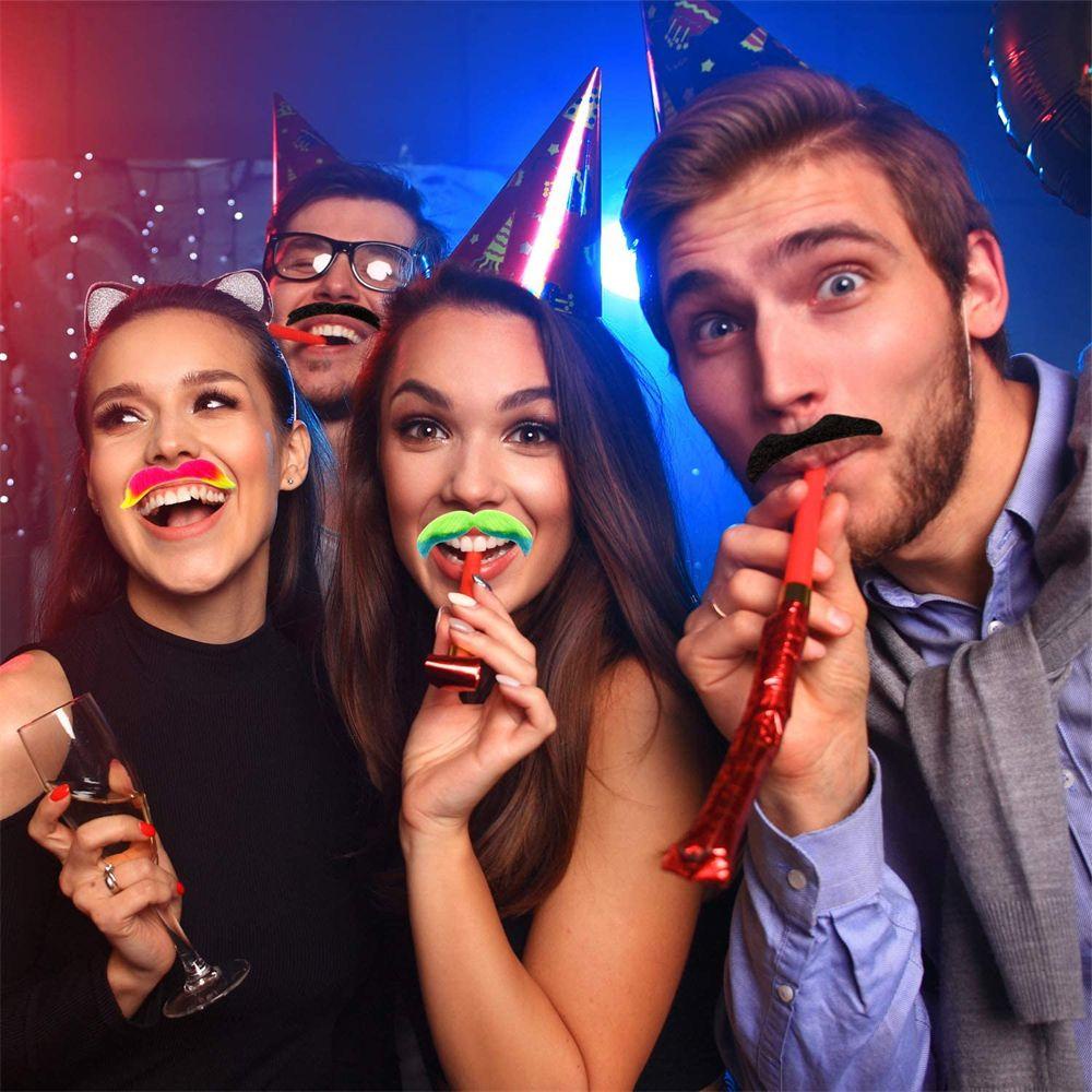 CONOPERY Bộ 48 Râu Giả Hóa Trang Fiesta Độc Đáo