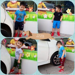 Quần kaki rách cho bé trai