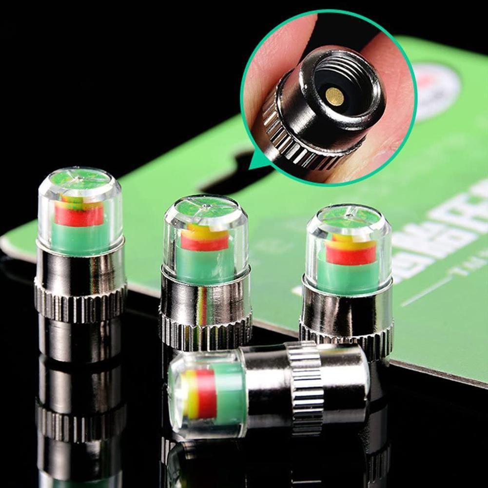 Set 4 Vỏ Bọc Van Cảm Biến Áp Suất Lốp Xe Hơi