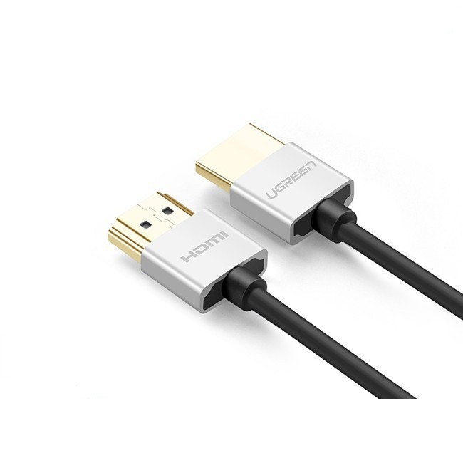 Cáp HDMI 2m siêu mỏng hỗ trợ 4K, 3D Ugreen 30478!!