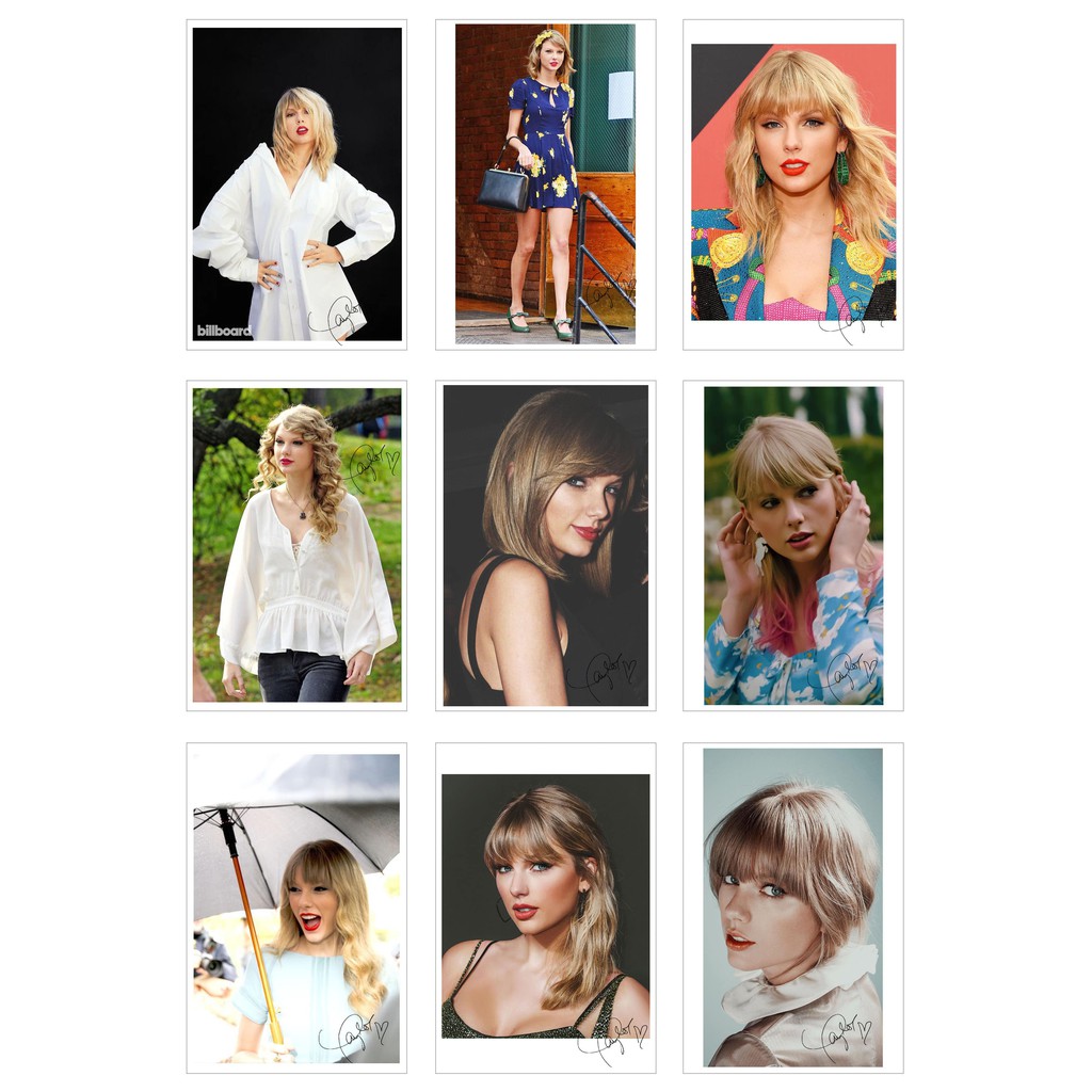 Lomo Card 54 ảnh TAYLOR SWIFT ( kèm chữ ký)