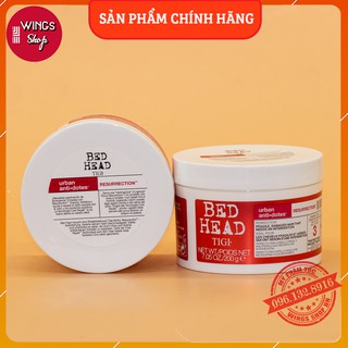 Kem Ủ Hấp Tóc TIGI Đỏ  Bed Head 500ML | Phục hồi tóc hư tổn cấp độ 3 | Hàng Chính Hãng