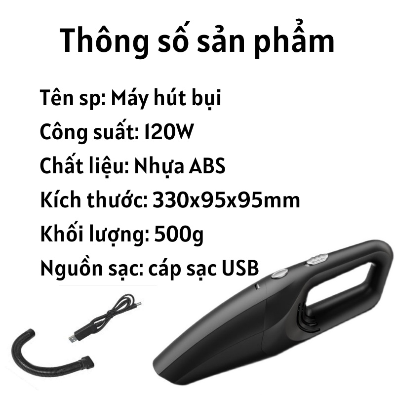 Máy Hút Bụi, Máy Hút Bụi Cầm Tay Công Suất Lớn - AUTO BEN