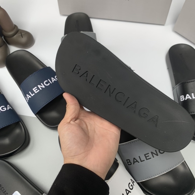 Dép Balenciagaa quai da đế cao su 4 màu có hộp kèm