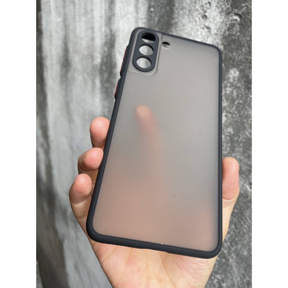 Ốp lưng S21 Plus , S21 Plus 5G cứng nhám mờ viền silicon bảo vệ camera