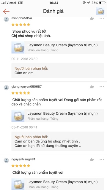 Kem laysmon chính hãng