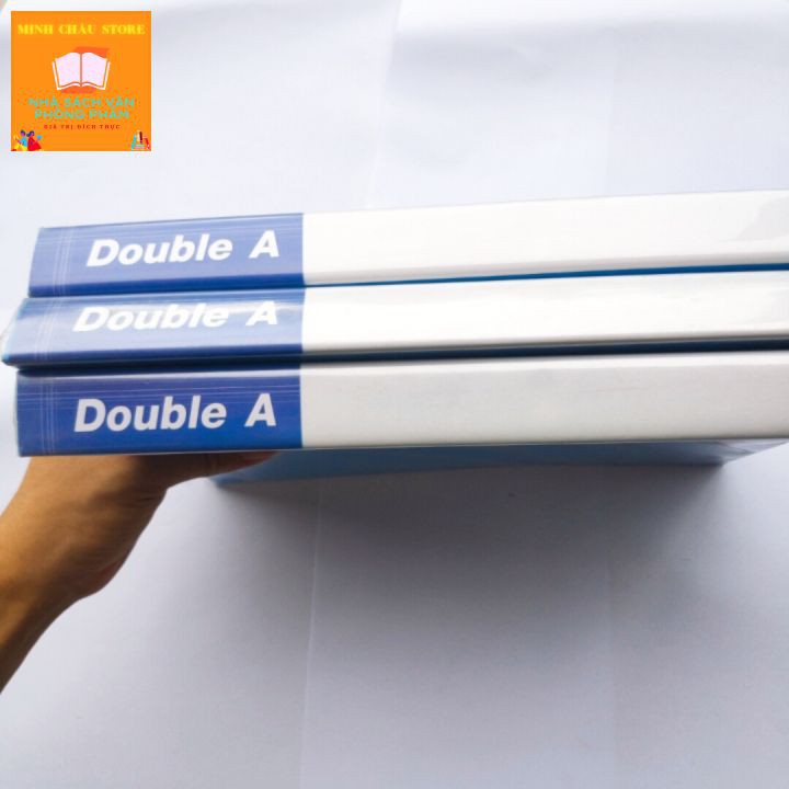 File Đựng Tài Liệu A4 20/40 Lá Double A -Nhựa Tốt Trong Suốt,Độ Dẻo Cao