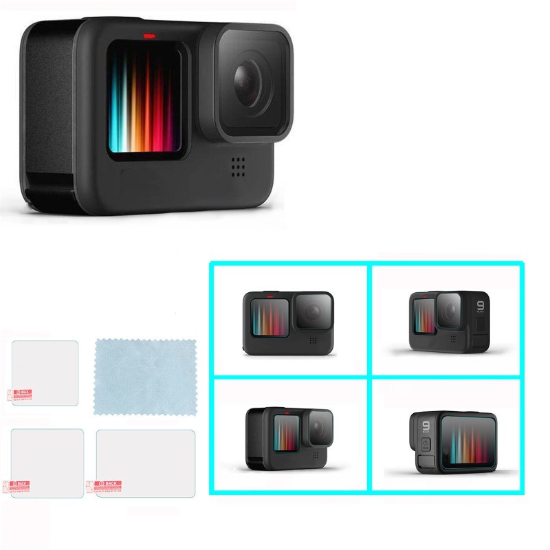 Kính Cường Lực Bảo Vệ Màn Hình Cho Máy Ảnh Gopro Hero 9 Go Pro 9