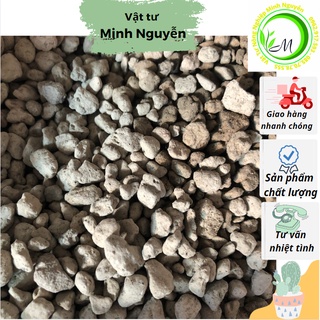 1kg đá bọt pumice HÀNG ĐẸP giá thể trồng cây sen đá, vật liệu lọc bể cá đá lông vũ, nham thạch trắng, đá trồng cây