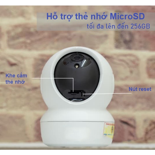 Camera Ezviz C6N 1080p wifi trong nhà giá rẻ quay 360 độ không dây giọng nói 2 chiều chính hãng