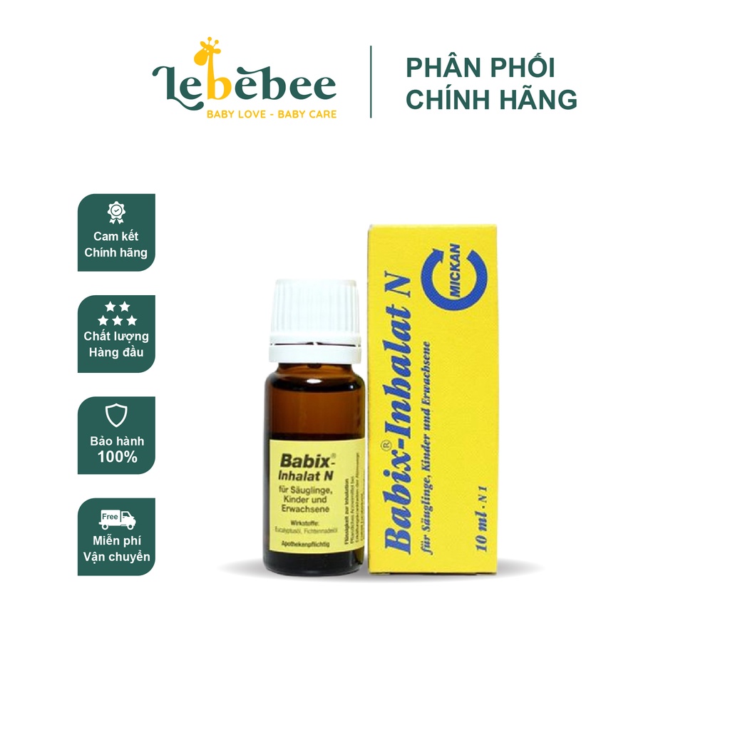 Tinh dầu Babix phòng ngừa sổ mũi cho bé 10ml