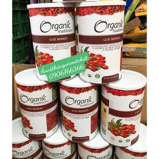 [Date 03/2026]Kỉ Tử Sấy Khô Goji Berries Organic Traditions Mỹ 454g
