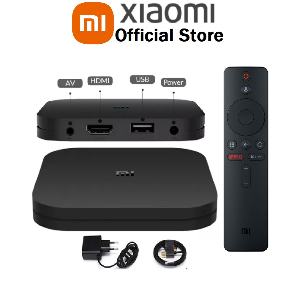 Android Tivi Box Xiaomi Mibox S , PFJ4086EU (New 2021) Bảo hành 12 tháng