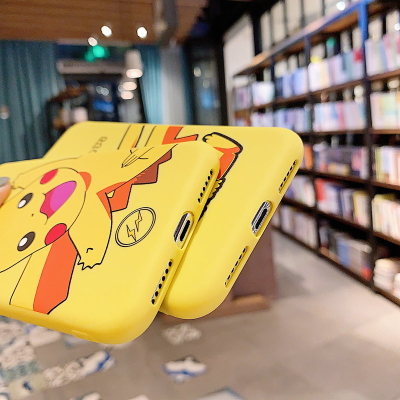 Ốp điện thoại in hình pikachu chống sốc cho Samsung S7 Edge S8 S8+ S9 S9+ S10 S10+ S10e S20 Ultra Note 9 10 Plus