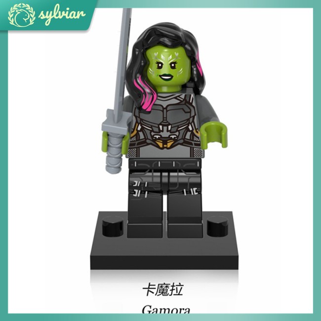 [sylviar] Đồ Chơi Lego Lắp Ráp Nhân Vật Guardians of the Galaxy Star-Lord Gamora Rocket Yondu Marvel