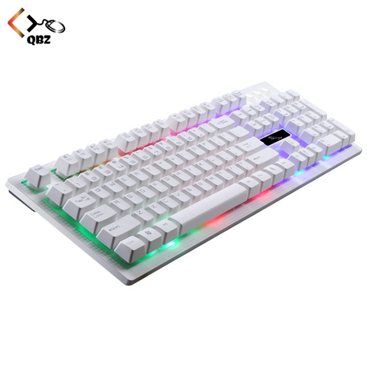 Bàn phím gaming G20 đen, trắng chuyên dụng giá rẻ, bàn phím gaming kết nối dây có led đa màu,bàn phím fullsize có dây | BigBuy360 - bigbuy360.vn