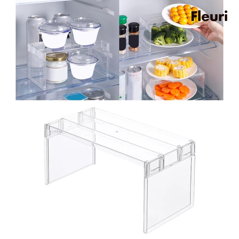 Khay Nhựa Trong Suốt Chia Ngăn Tủ Lạnh Tiện Dụng