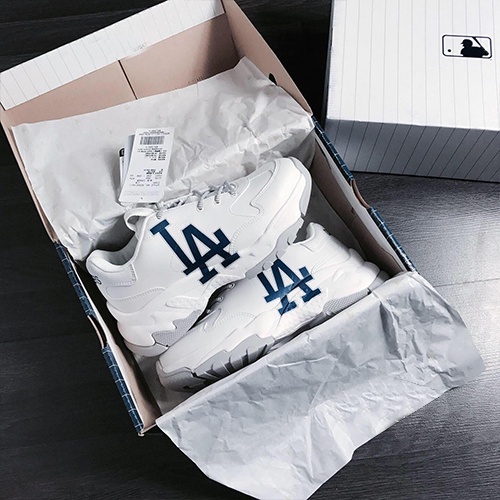 Giày_MLB Boston, Giày Sneaker Boston Da Bò Cao Cấp Đế Cao Tăng Chiều Cao Full Box | BigBuy360 - bigbuy360.vn