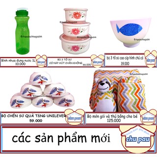 BỘ 6 CHÉN SỨ CAO CẤP- QUÀ TẶNG UNILEVER