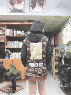 Áo bomber nữ