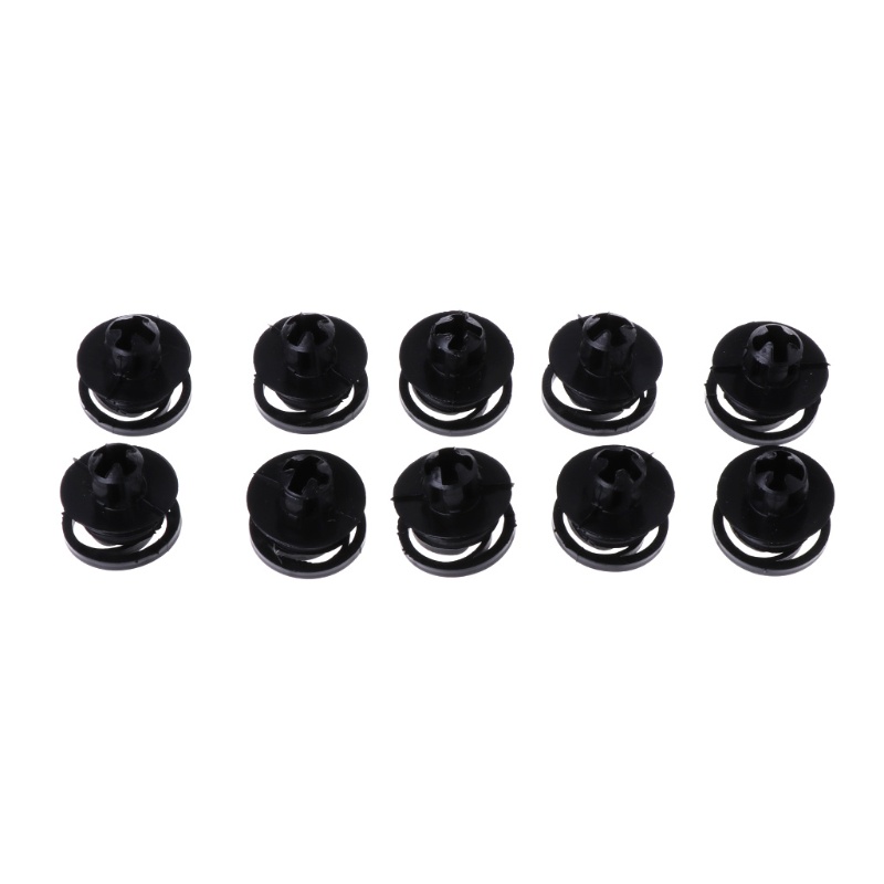 Set 10 Đinh Tán Nhựa Phụ Tùng Cửa Xe Ô Tô Kèm 10 Đinh Vít Cố Định
