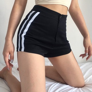 [CÓ HÌNH THẬT] Quần short cạp cao 2 line
