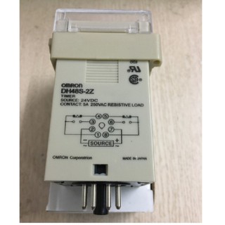 Rơle thời gian OMRON DH48S-2Z kèm đế