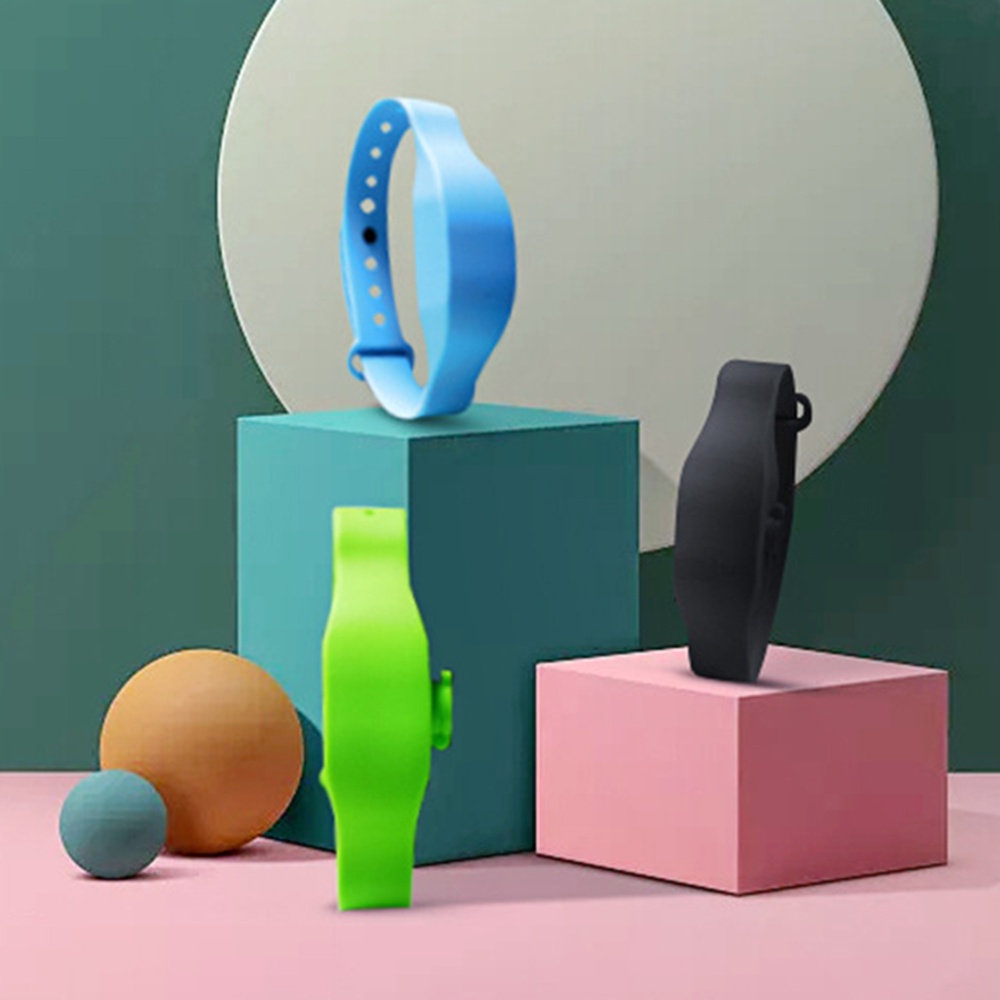 Vòng Đeo Tay Khử Trùng Bằng Silicone 7 Màu Nhỏ Gọn Dành Cho Nam Và Nữ