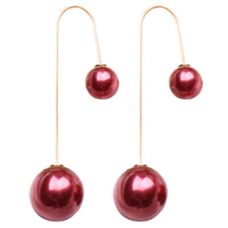 Bông tai hình quả châu tròn xinh xắn cho nữ