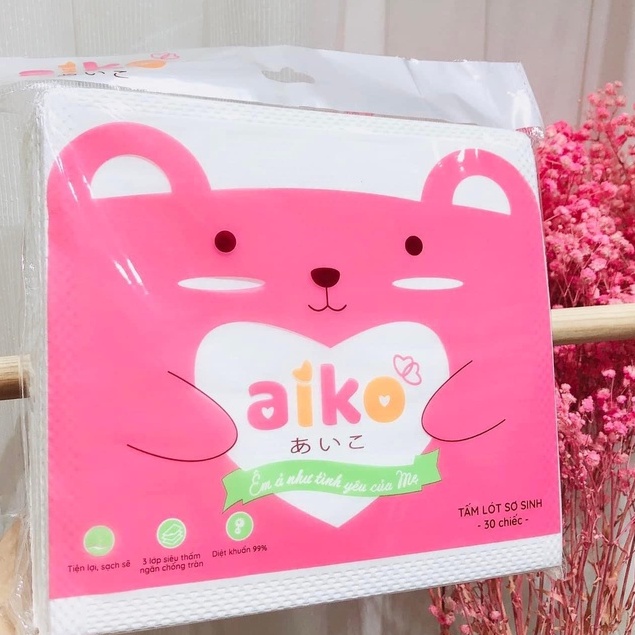 Tấm Lót sơ sinh Aiko cho bé