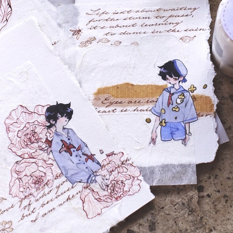 5 mẫu băng dính washi tape nhân vật của Enoma Studio