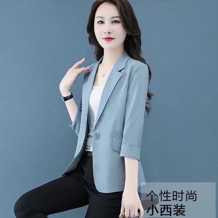 Áo Khoác Vest Tay Lỡ Ôm Dáng Phong Cách Hàn Quốc Thời Trang Cho Nữ