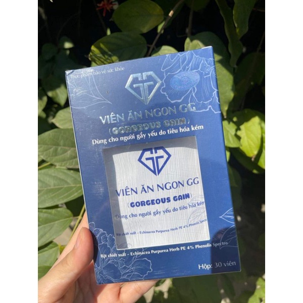 Tăng Cân Viên Ăn Ngon GG Chính Hãng ( hộp 30 viên tặng kèm gói vitamin)