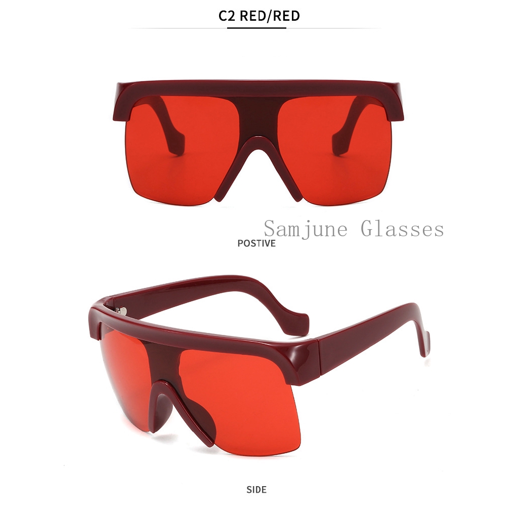 Kính mát SAMJUNE gọng cỡ lớn phong cách thời trang cá tính sang trọng dành cho cả nam và nữ