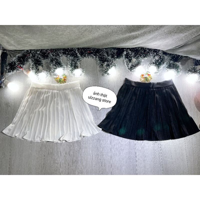 Chân váy xoè dập ly 1 tầng kèm ảnh thật