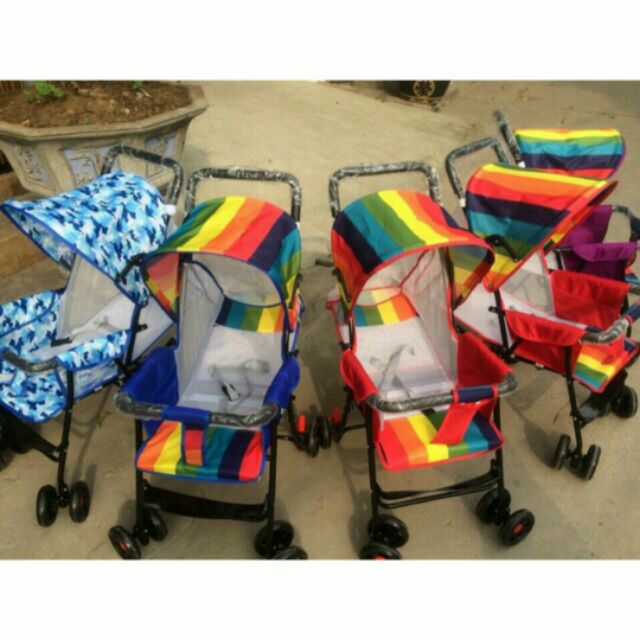 Xe đẩy cầu vồng