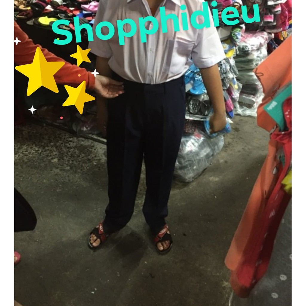 Combo 2 Quần tây học sinh lưng thun