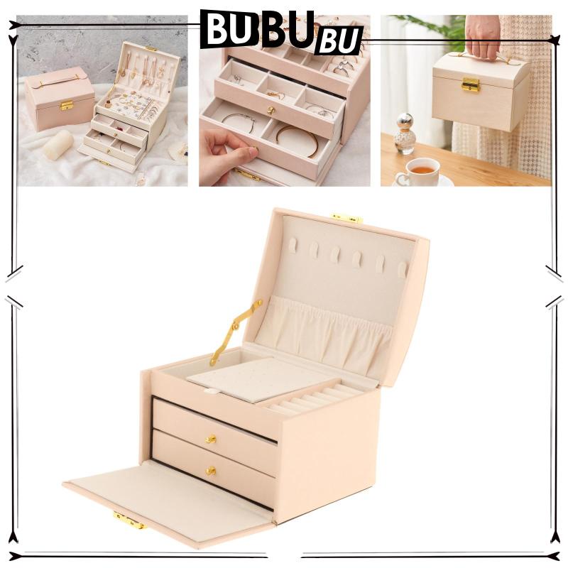 Hộp Đựng Trang Sức / Đồng Hồ / Trang Sức Bằng Da PU Có Ngăn Kéo Tiện Dụng