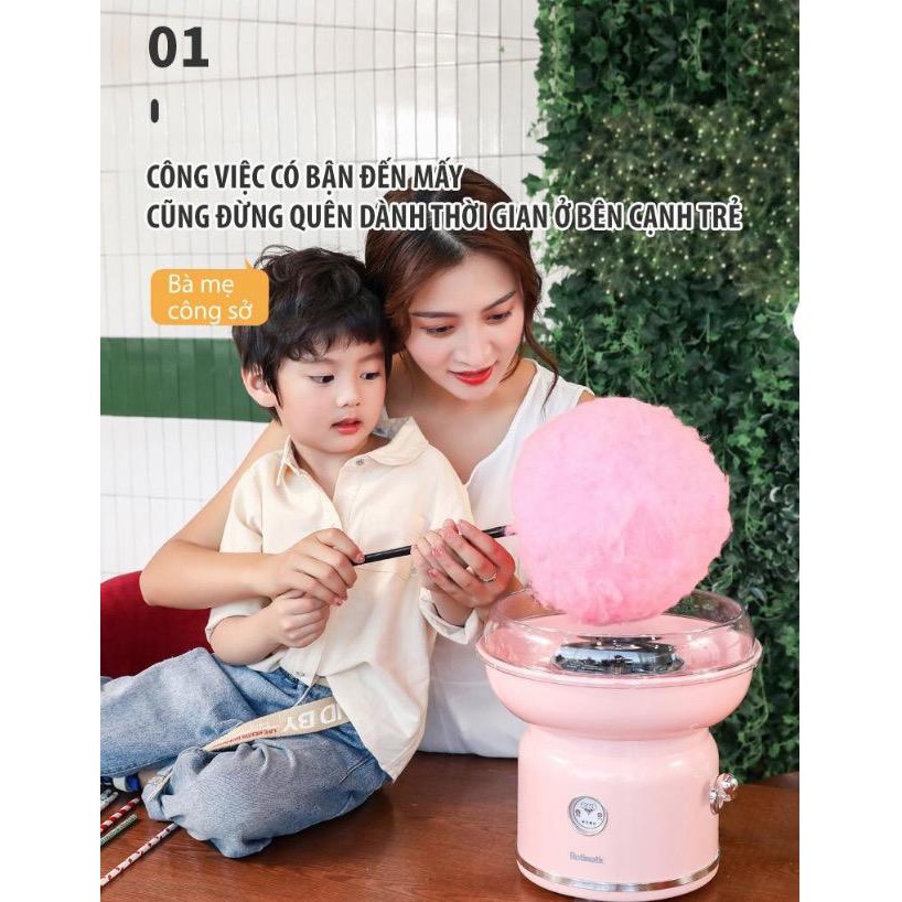 Máy làm kẹo bông gòn để bàn nhà cửa WISE5BC0014 - SmartStore1688