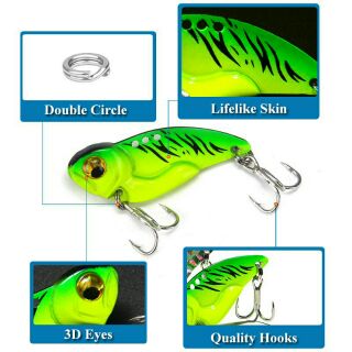Mồi câu lure cá sắt VIB , mồi lure cá lóc